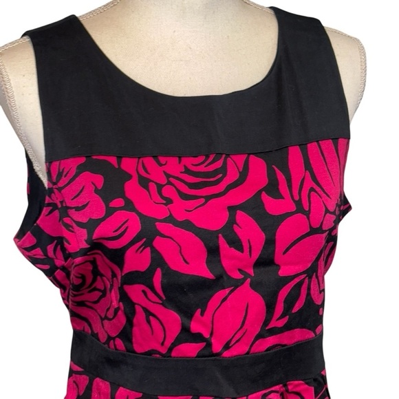 Motherhood Maternity Floral Sleeveless Dress in Black and Pink, sz L - Picture 5 of 10